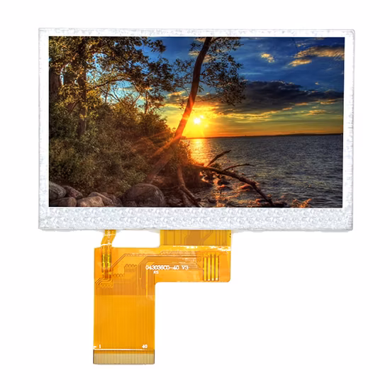 Customzination TFT LCD 디스플레이 화면 1000nits 4.3inch 800X480 IPS LCD 모듈 디스플레이