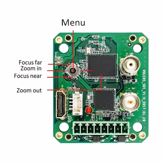 디지털 카메라용 CVBS/SDI/HDMI 테일 보드에 Lvds